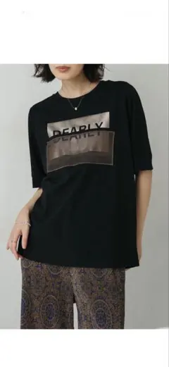 Bou Jeloud 箔ＢＯＸロゴＴｅｅ　ブラック　Freeのサムネイル