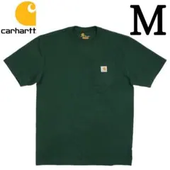 新品 M カーハート ポケット 半袖 Tシャツ ハンターグリーン