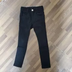 【BREEZE】起毛スキニーパンツ　110cm　ブラック