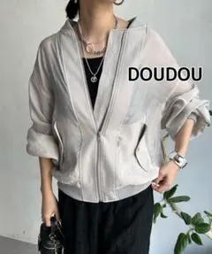 シアーMA-1ブルゾン ライトグレー ドゥドゥ 定価18,480円