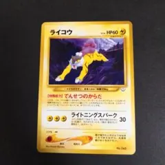 【PSA10・ポケカ旧裏】ライコウ プレミアムファイル3 PROMO 第2世代 2025年最新】ライコウ 旧裏の人気アイテム - メルカリ