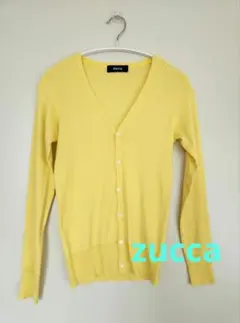 zucca ズッカ　コットンカーディガン　イエロー