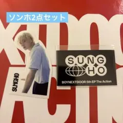 BOYNEXTDOOR ソンホ トレカ ステッカー ボネクド THEACTION