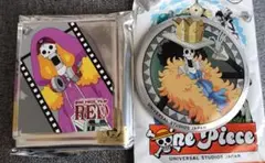 ワンピース　USJ　缶バッジ　2025 アクリルブロックコレクション　ブルック