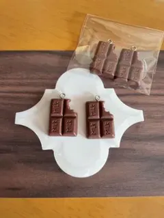 チョコレート型チャーム 4個セット