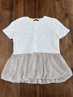 ZARA 半袖トップス S ホワイト