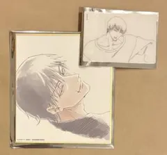 呪術廻戦展　アニメーション　原画色紙　原画クリアカード　伏黒甚爾