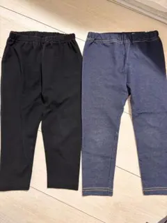 ユニクロベビー・西松屋90,95サイズレギンス3本セット