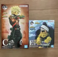 一番くじ　僕のヒーローアカデミア　C賞　爆豪勝己　E賞 峰田実 ちょこのっこ付きのサムネイル