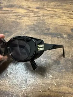 希少 miu miu ミュウミュウ サングラス SMU05G 王冠 Y2K - メルカリ