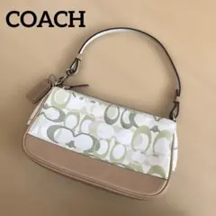 COACH コーチ シグネチャー アクセサリーポーチ ワンショルダー 7027