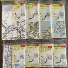 スリーコインズ　地球の歩き方　路線図　トートバッグ　ハンカチのサムネイル