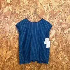 新品タグ付き‼️ INNOWAVE ノースリーブカットソー ストライプ M