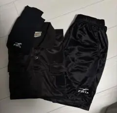 FINTA ブラック サッカー審判服3点set