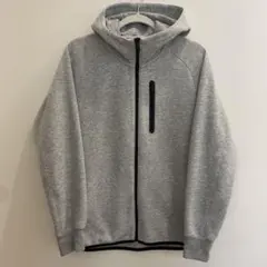 ユニクロ　メンズ　Ｌサイズ　グレー フルジップ スウェットパーカー