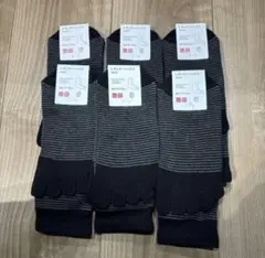 ユニクロ♪レギュラーソックス♪5本指6足セット♪27-29cm♪靴下、消臭