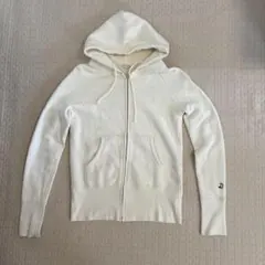ドレステリア　フード付きジップアップパーカー　サイズ1 オフホワイト
