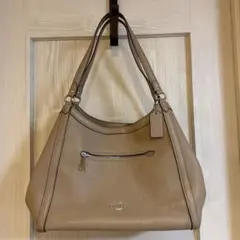 COACH コーチハンドバッグ ベージュ　トープ