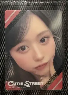 CUTIE STREET クリアトレカ 佐野愛花 あいか タスキ衣装