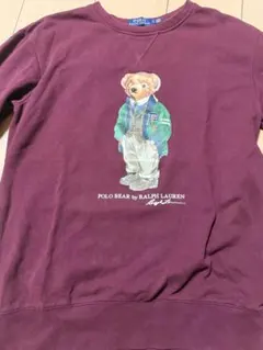 Ralph Lauren ポロベア トレーナー バーガンディS