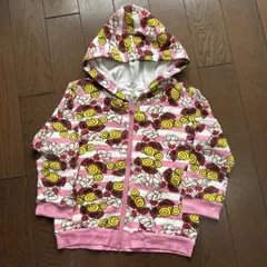 HYSTERIC MINI 薄　スイーツデザイン フード付きトレーナー 80cm