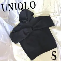 ユニクロ C スウェットオーバーサイズプルパーカ ネイビー 男女兼用 S