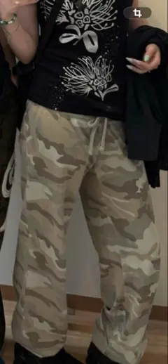Brandy Melville カモフラ 迷彩 スウェット パンツ - メルカリ