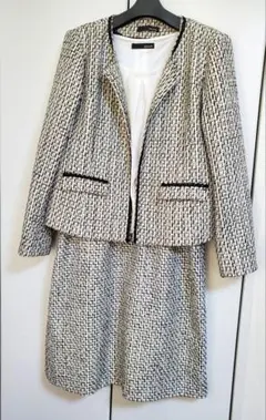 ネオリッチツイードジャケット＆ワンピース2点セット
