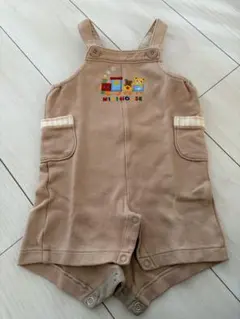 美品　MIKIHOUSE ミキハウス プッチーくん　オーバーオール 80cm