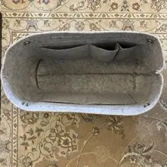 バッグインバッグLサイズグレー フェルト