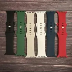 Apple Watch バンド 6本セット バラ売りもOK！気分によって色変え