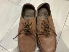 Clarks ブラウン レースアップシューズのサムネイル