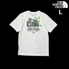 ノースフェイス 半袖 Tシャツ ハーフドームロゴ アース(L)白 180902