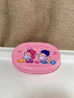 【当時物】キキララ　リトルツインスターズ　サンリオ　お弁当箱 昭和レトロ　希少