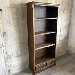 カリモク RUSTIC 本棚 ブックシェルフ オープンシェルフ アンティーク　A カリモク RUSTIC 本棚 ブックシェルフ オープンシェルフ アンティーク