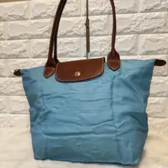 LONGCHAMP ロンシャン ルプリアージュ トートバック ターコイズブルー