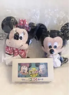 ミッキー & ミニー パペットセット ABCカード付き
