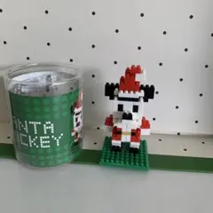 ナノブロック　サンタミッキー フィギュア