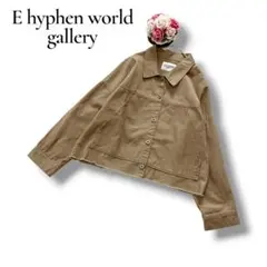 イーハイフンワールドギャラリー レディース テーラードジャケット ベージュ F