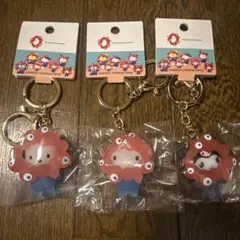 ミャクミャク　クリア　サンリオ　万博　キーホルダー3個セット