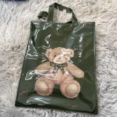 Harrods テディベアトートバッグ グリーン