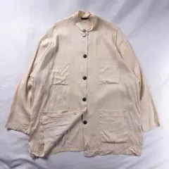 古着 シルクポリアニマルブラウスシャツ ヨーロッパ古着 ビンテージ 