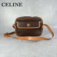CELINE セリーヌ マカダム ショルダーバッグ レザー 斜めがけのサムネイル