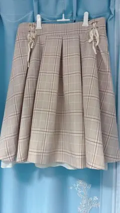 nahea チェックスカート