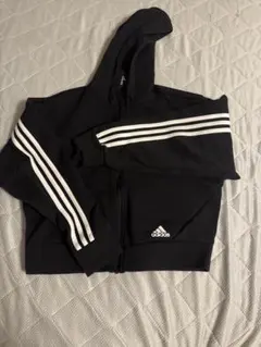 adidas レディース パーカー & パンツ セット Sサイズ 黒
