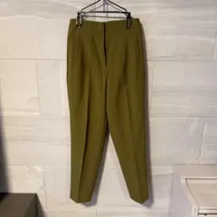 ZARA オリーブグリーン ハイウエストパンツ