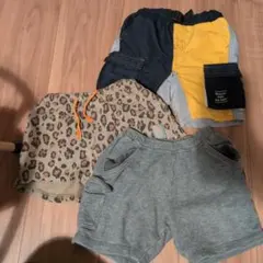 キッズ 半ズボン 3点セット 90cm