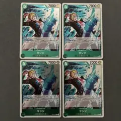 ワンピースカード サンジ 4枚セット - メルカリ