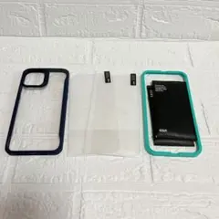 iPhone12 Pro Max 用 ケース フィルム2枚付 ガイド枠付き