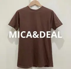 MICA&DEAL ブラウン Tシャツ